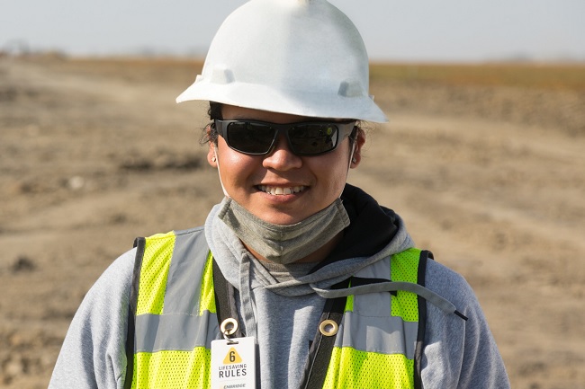 Indigenous pipeline worker in North Dakota